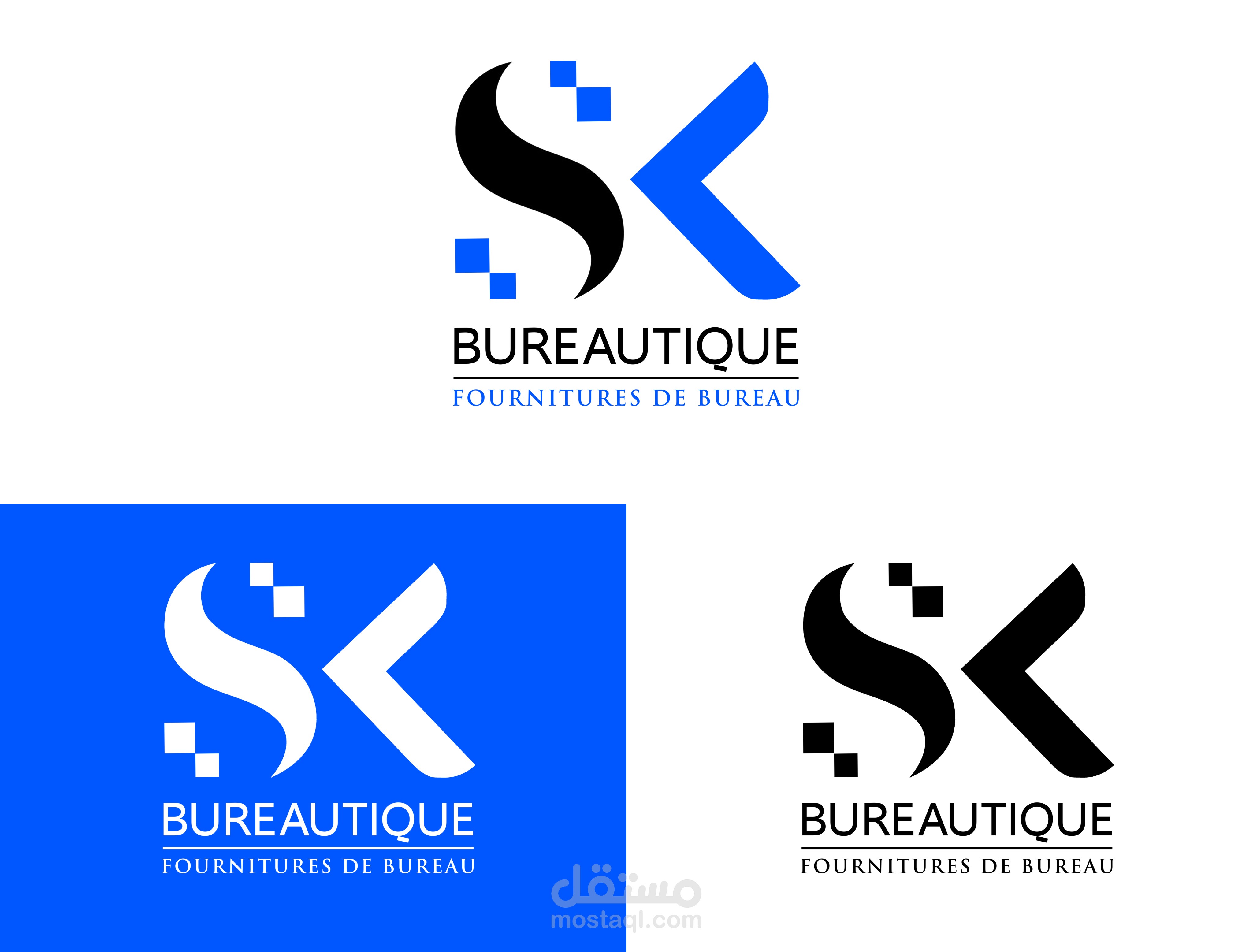 تصميم هوية بصرية لشركة SK BUREATIQUE