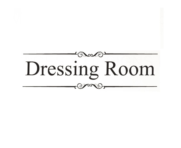 modern dressing room