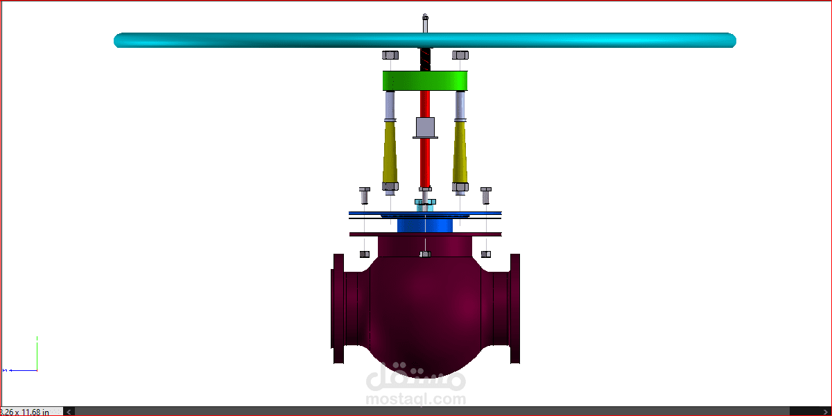 تصميم كامل لمحبس وتصنيعه عن طريق 3d printer