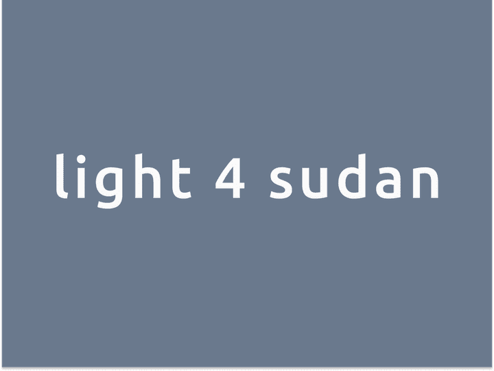 LIGHT 4 SUDAN WEBSITE