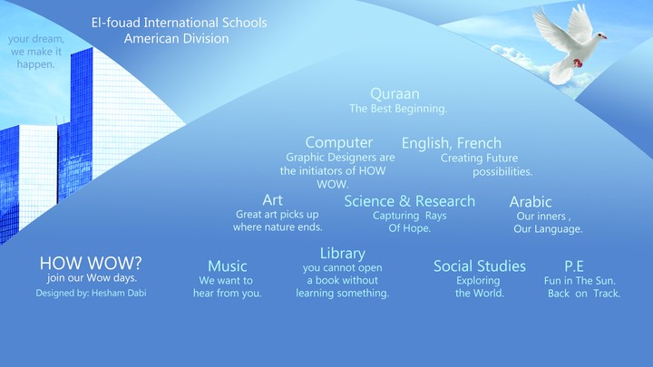 American School work Map