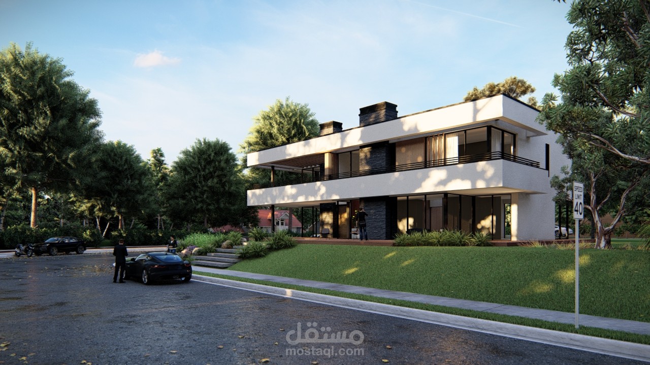 تصميم معماري وديكور ( فلل & مباني & مولات & شقق ومنزل)