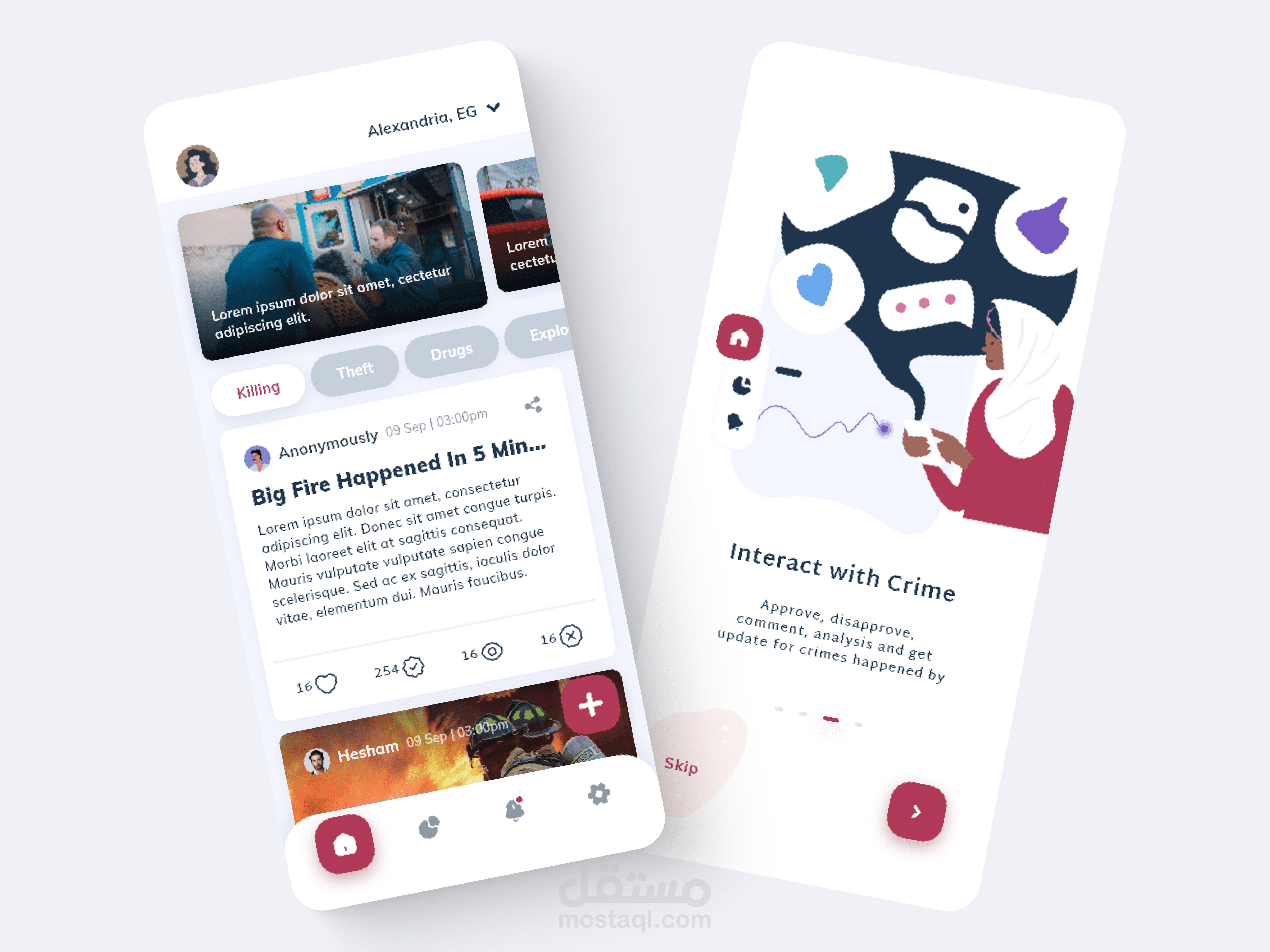 African Crime Reporting - Mobile App