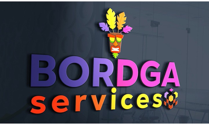 تصميم شعار احترافي ملون لعلامة BORDGA Services