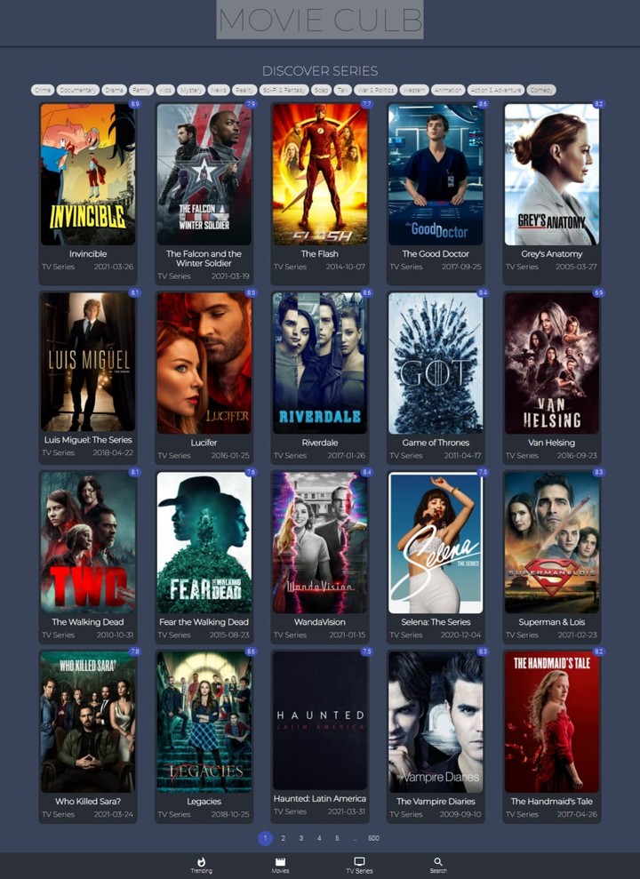 Movies Club App