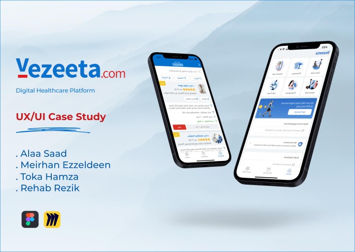 تطبيق "Vezeeta" للرعاية الصحية عبر الهاتف المحمول - دراسة حالة UX/UI