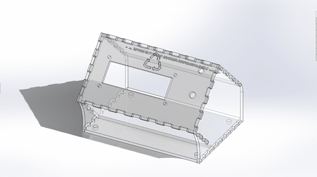 Acrylic Control Box for Laser Cutting