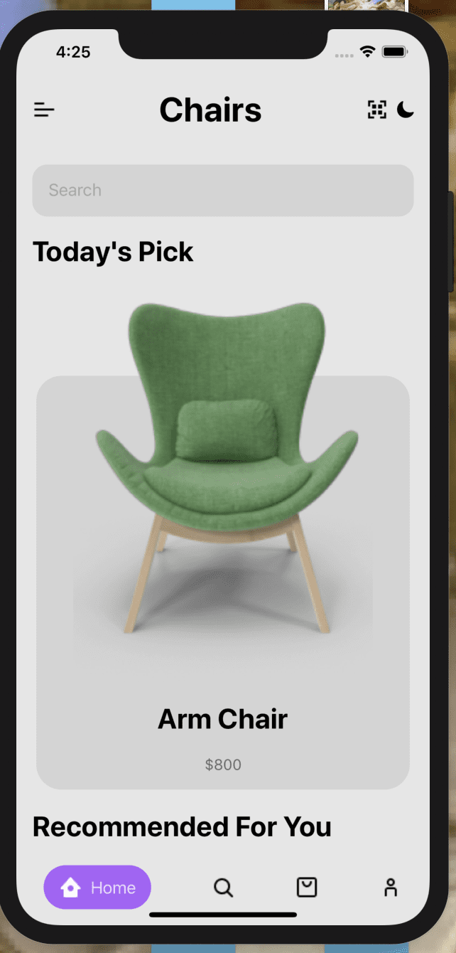 IOS CHAIRS APP