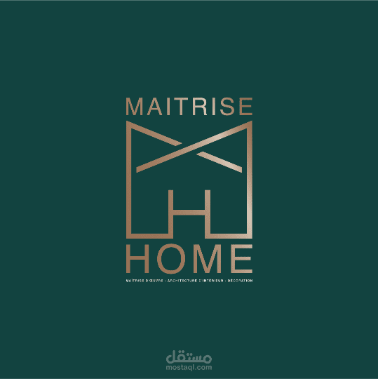 شعار لشركة maitrise-home