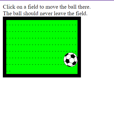 Moving ball