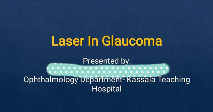 Laser in Glaucoma