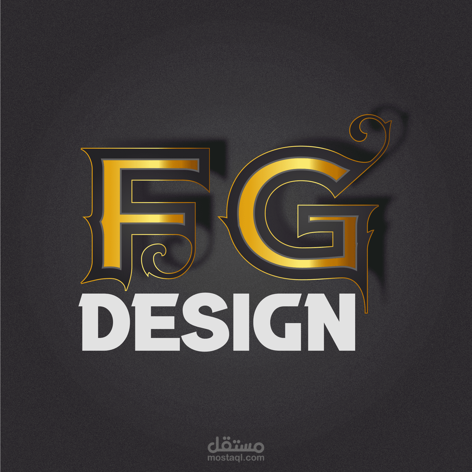 تصميم فكرة الشعار الخاص بي كمصمم FG DESIGN