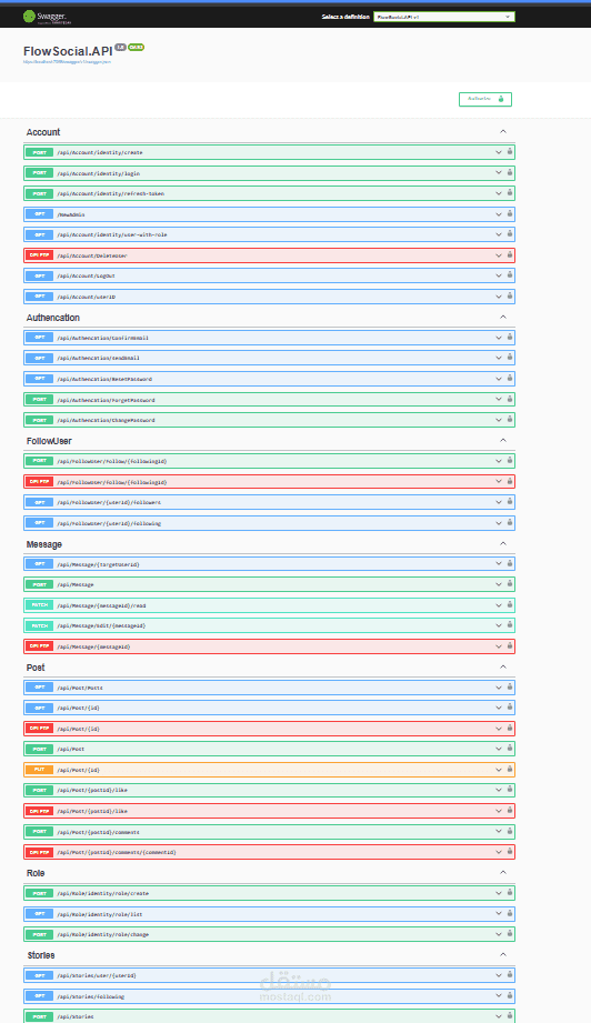 Flow Social Api