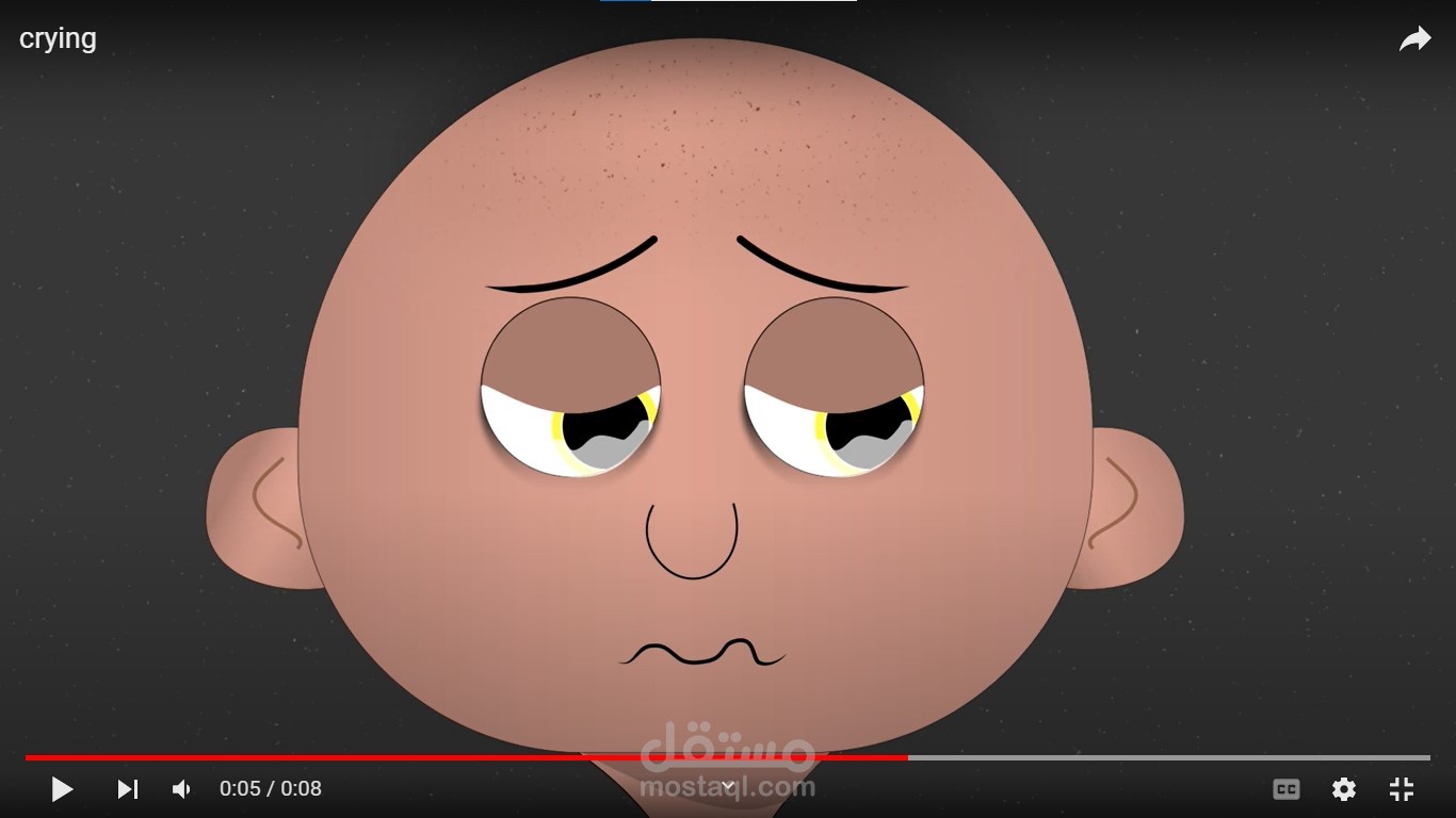 crying character Animation