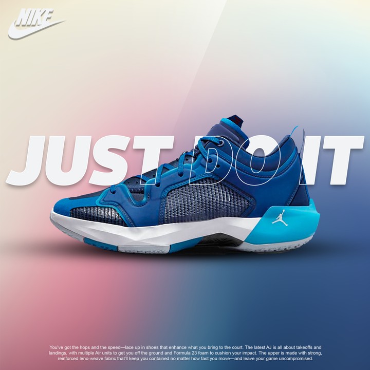 social media design for nike