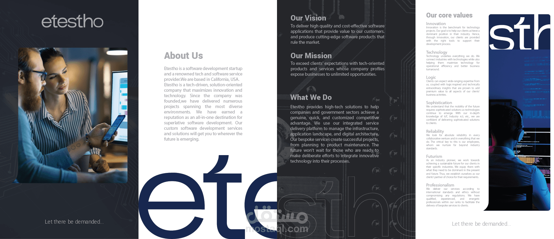 brochure design project etestho