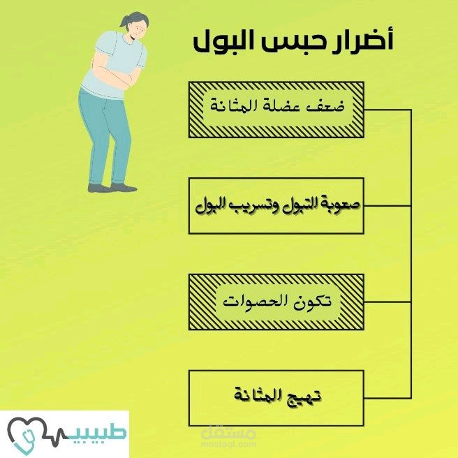 أضرار حبس البول