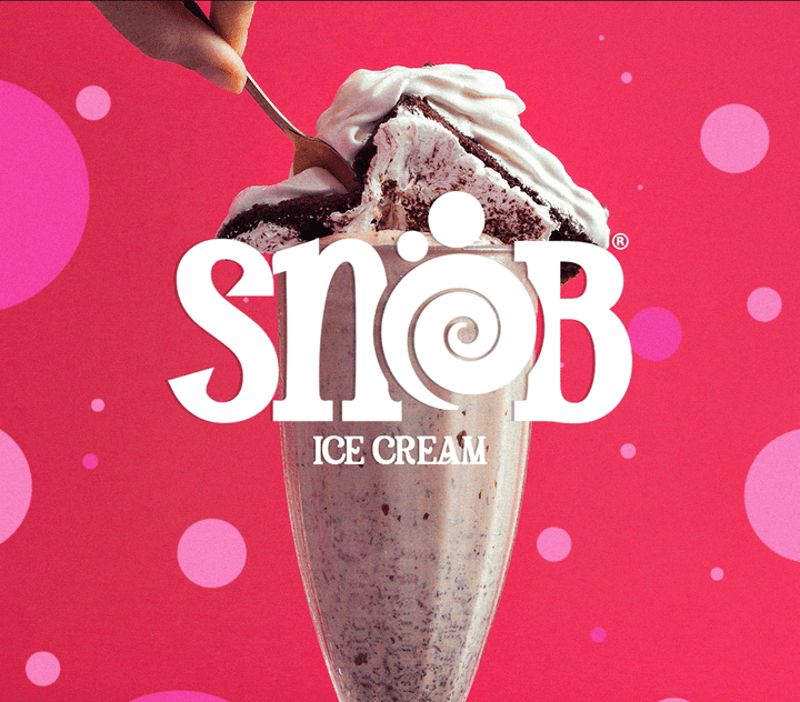 Snob Ice cream - Logo design