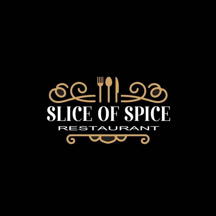 Slice of spice restaurant logo design