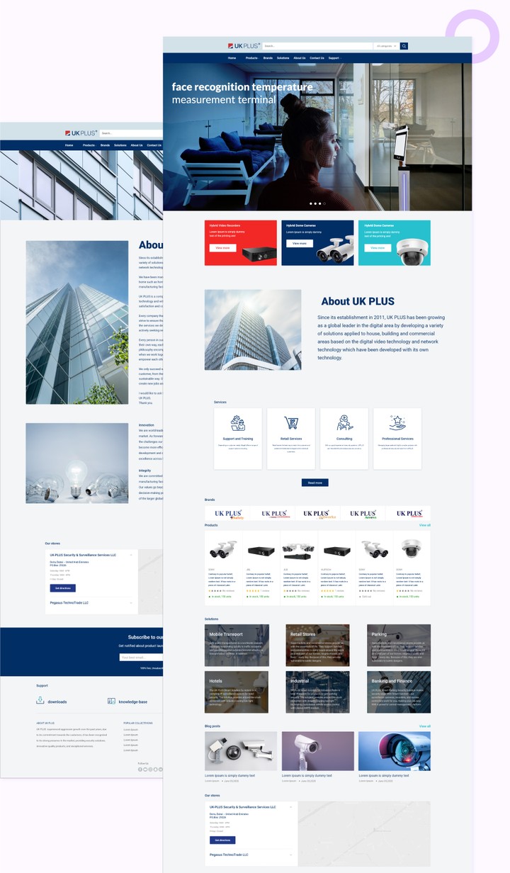 Website Design for Uk Plus