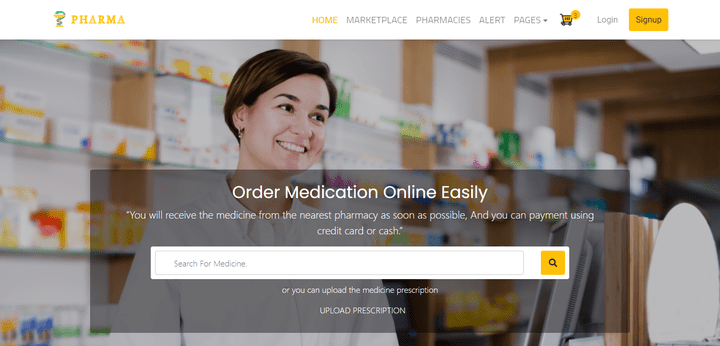 Pharmacy e-commerce system