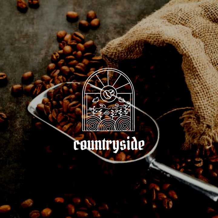 شعار و هوية لشركة countryside للقهوة