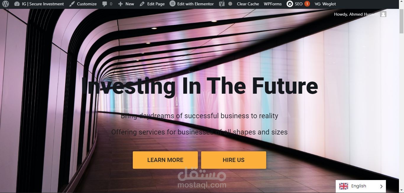WordPress website | مستقل