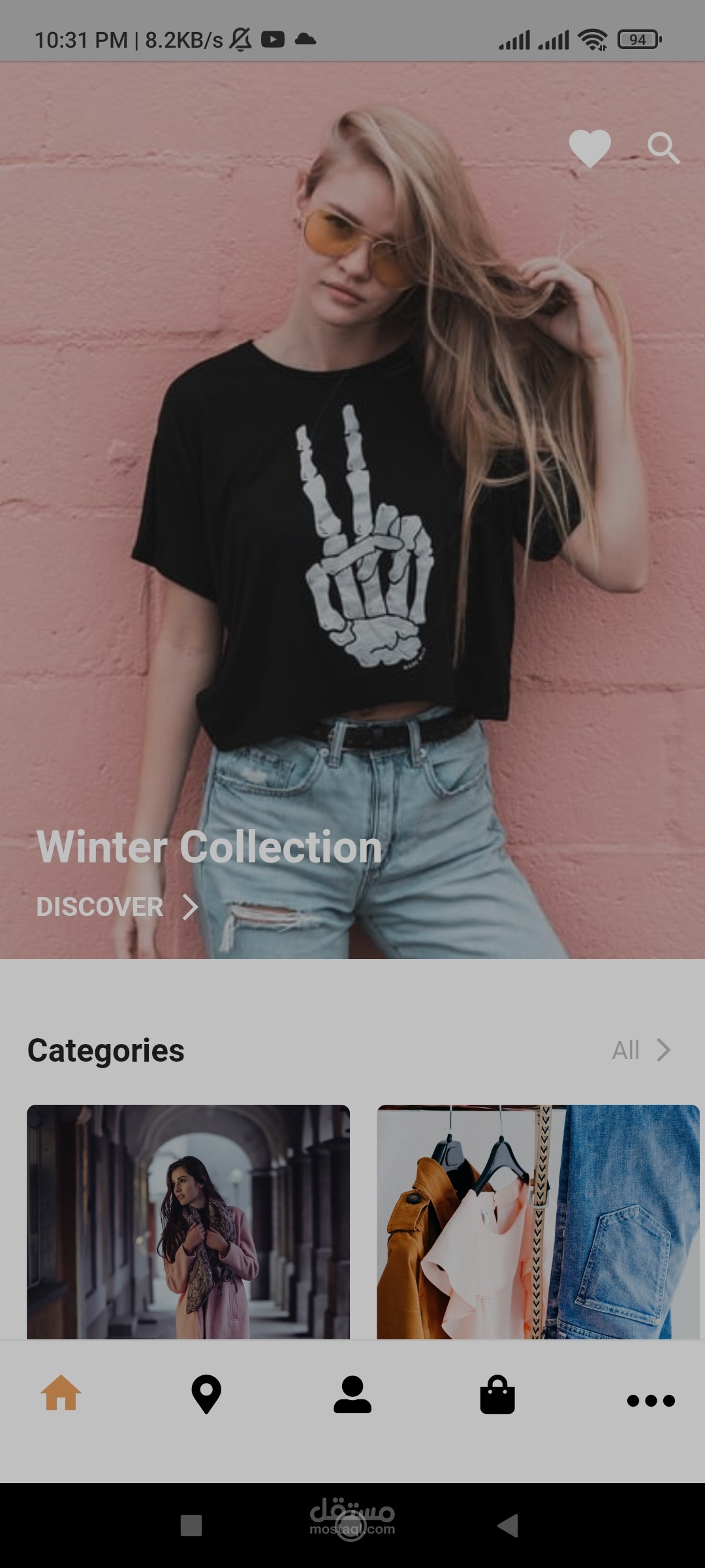 Shopping app - flutter