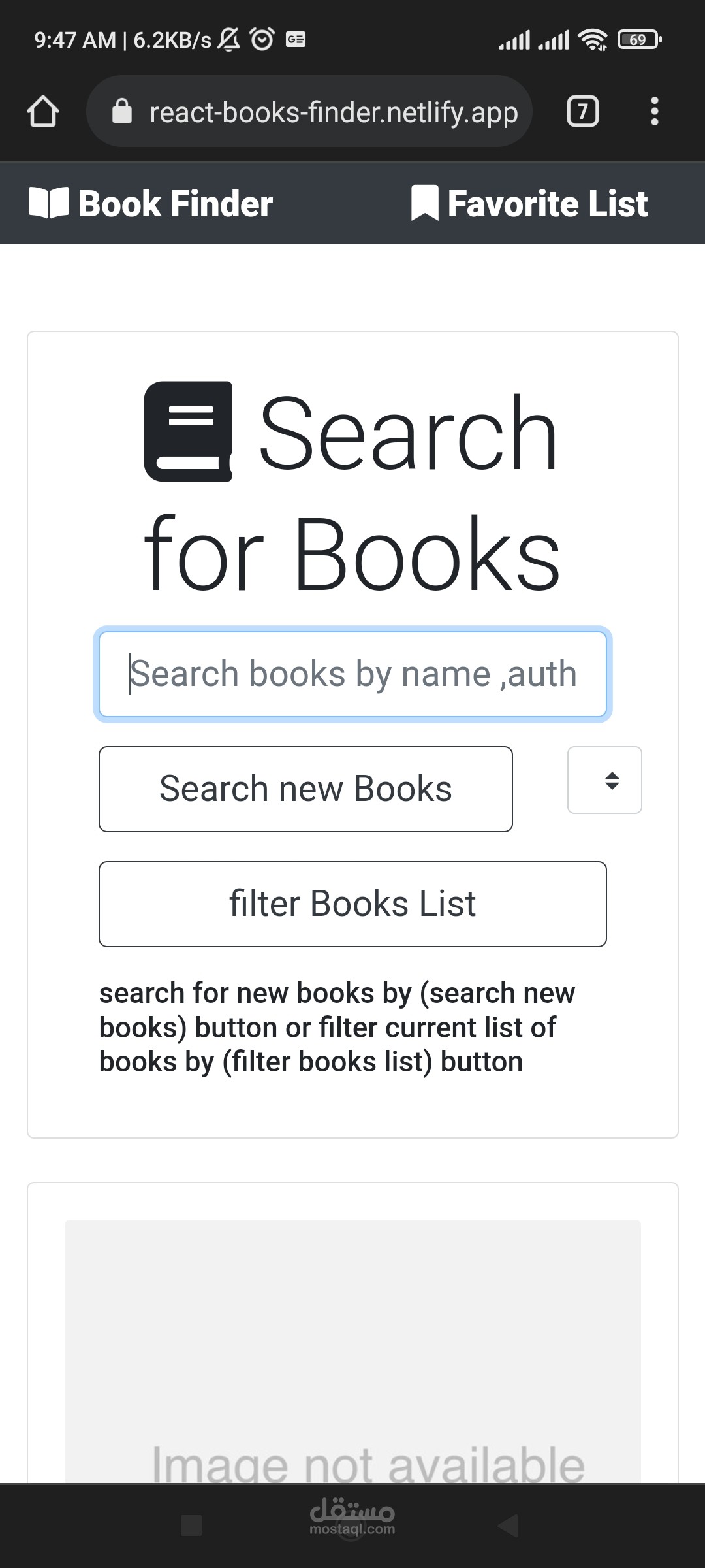 Books finder