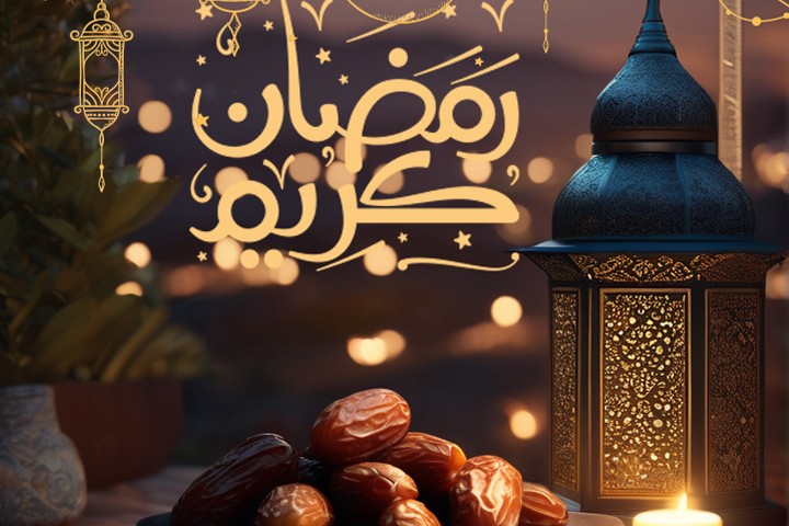 تصميم رمضاني بالذكاء الاصطناعي مع الفتوشوب