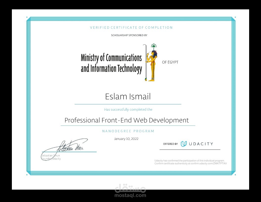 Professional Front-End Web Development (Udacity)