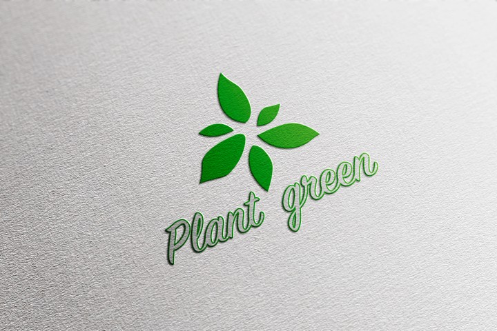 لوجو  plant green