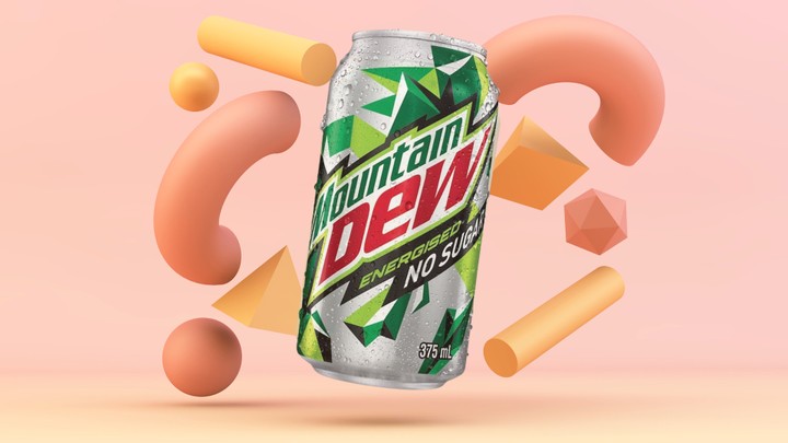 تصميم بسترات لمشروب mountain dew