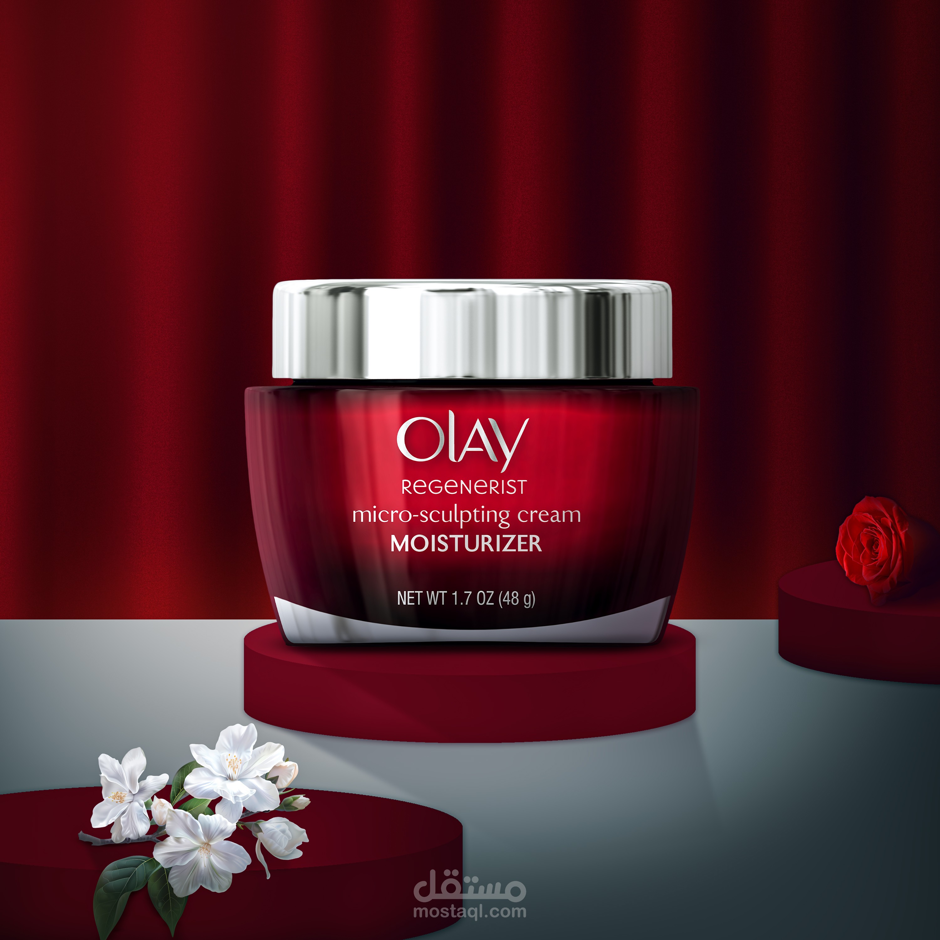تصميم سوشيال ميديا لمنتج  Olay