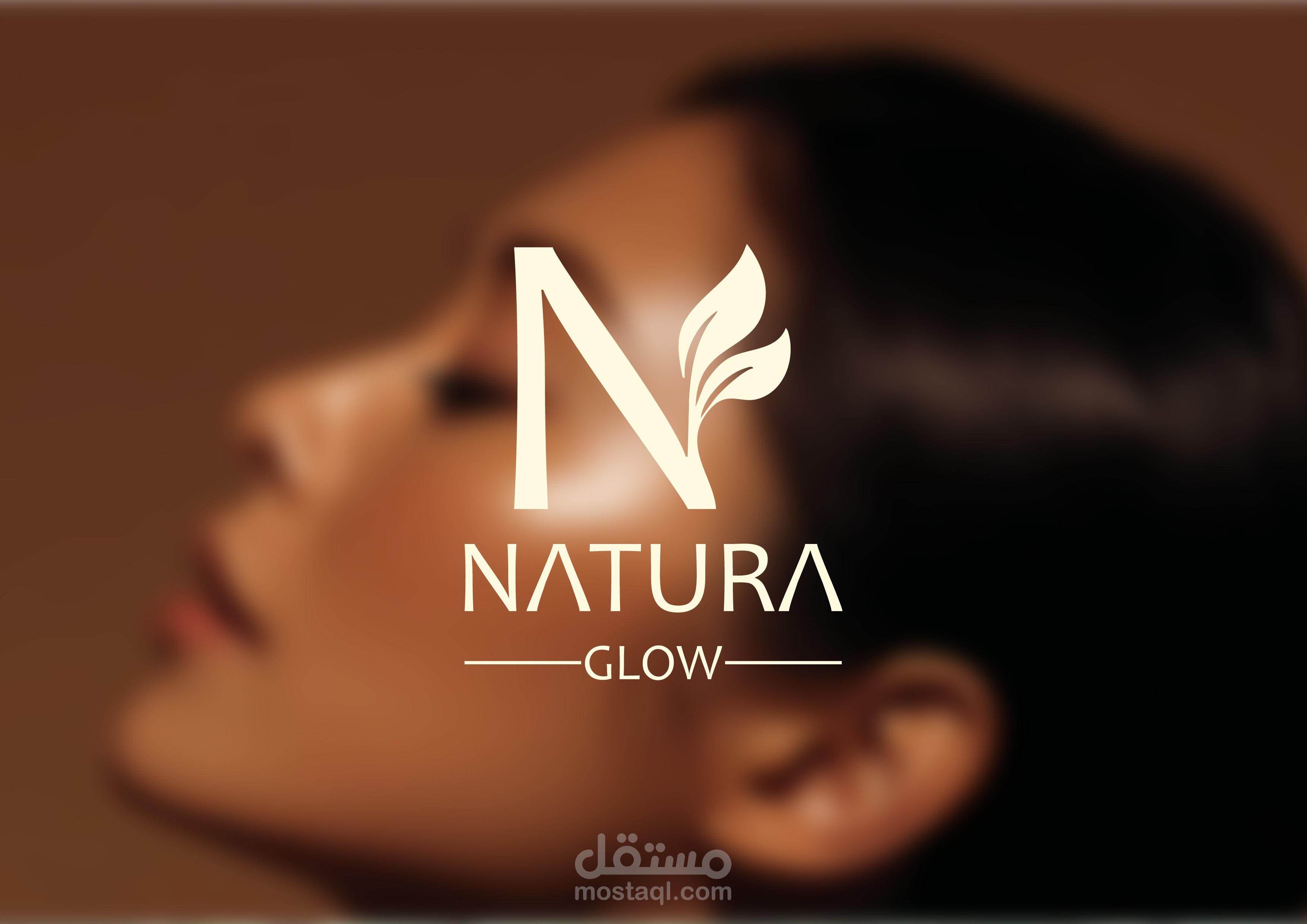 تصميم هوية بصرية كاملة لبراند Natura glow