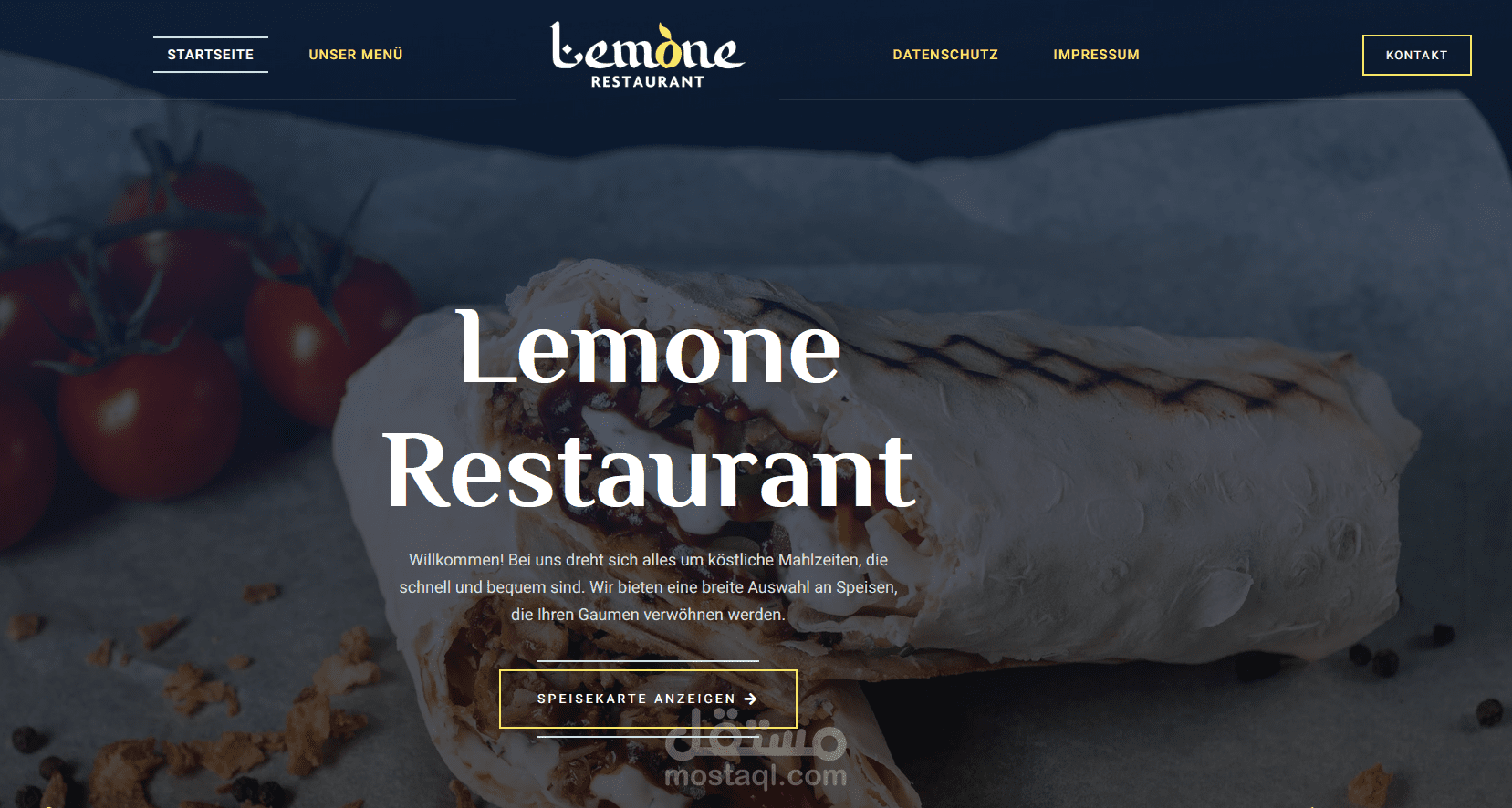 lemone-restaurant - تصميم موقع إلكتروني لمطعم Lemone – تجربة رقمية تعكس روعة المذاق قوة المصمم