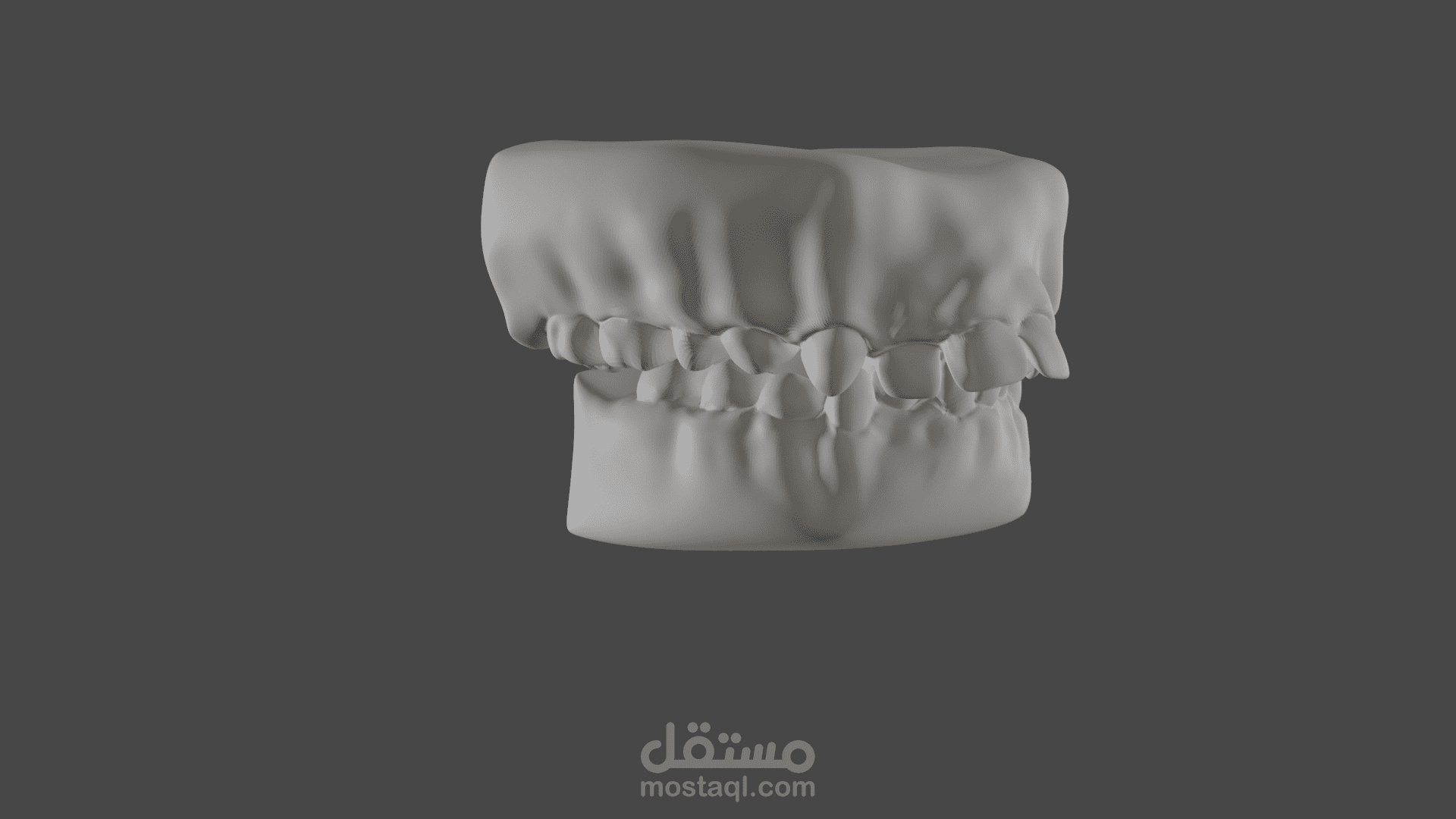 تحويل صور اسنان مريض من 2D الى مجسم 3D