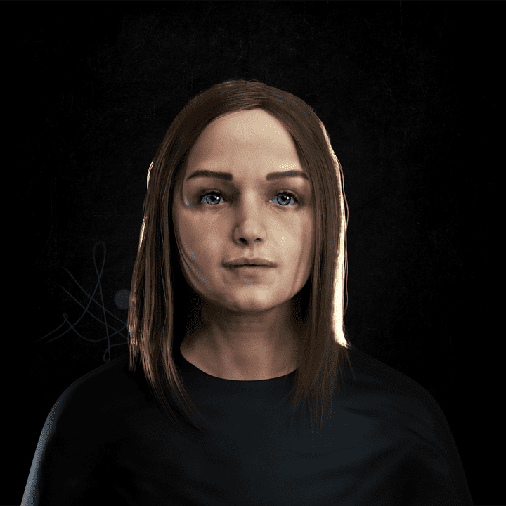3D portrait للفنانة ولاء عزام