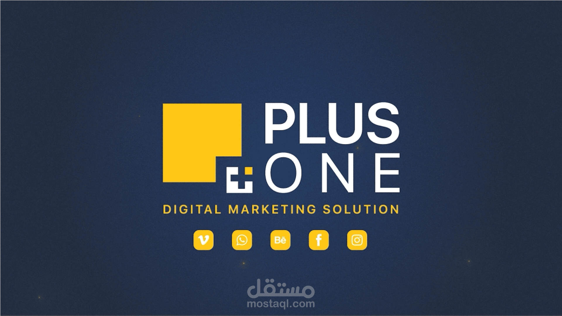 تحريك شعارات شركة بلس ون | مستقل