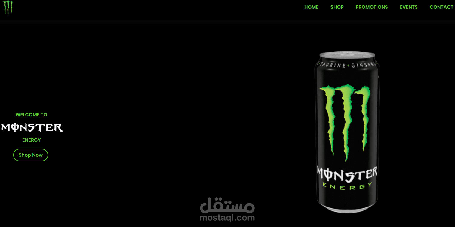 موقع  Monster Energy