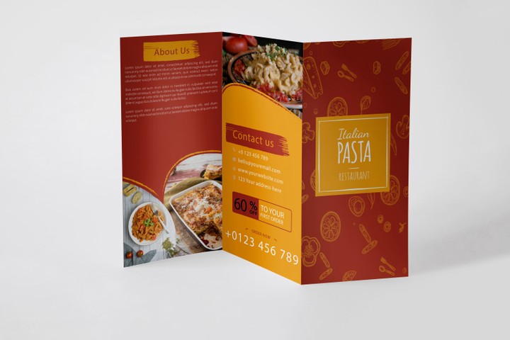 Pasta Menu Design-تصميم منيو