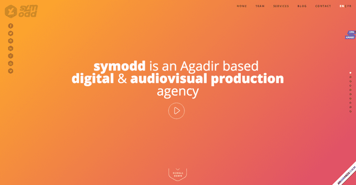 موقع شركة سيمود symodd لبرمجيات الويب