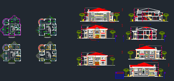 villa house plan