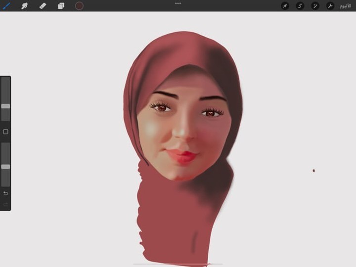 رسم شخصية واقعية