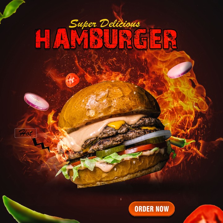 Professional Poster | Hamburger