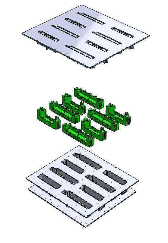 Tv foam packaging mold design