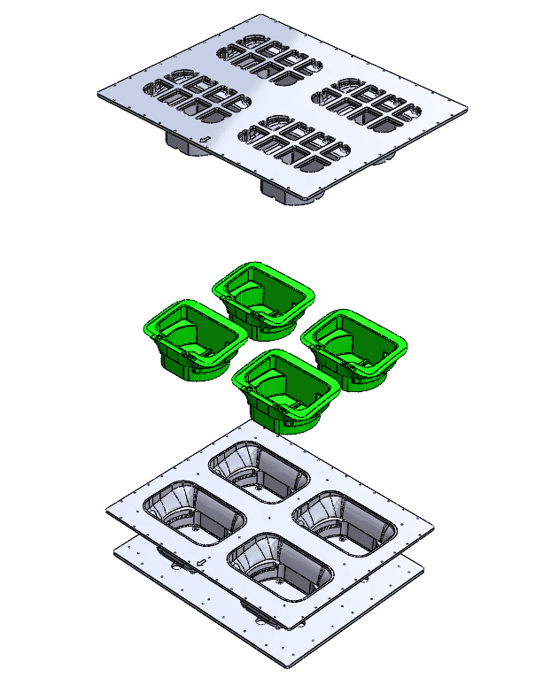 Foam mold for packaging