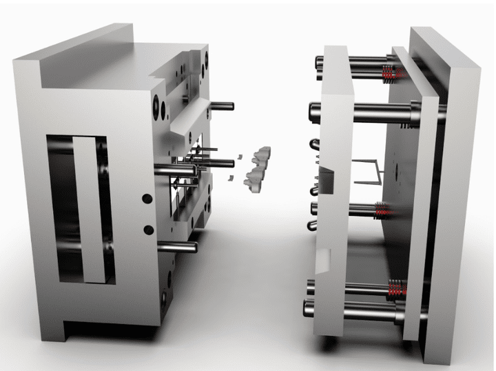 Three plates plastic injection mold design